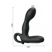 Перезаряжаемый вибростимулятор и массажер простаты 2 в 1 "Pretty Love Barrack"