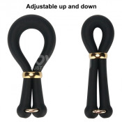 Силиконовое эрекционное кольцо на член и мошонку "Pinnacle Pro"