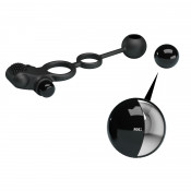 Эрекционное виброкольцо на член и анальный стимулятор в виде шарика "Pretty Love Penis sleeve 4"