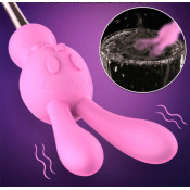 Вибростимулятор с насадками "Dibe Maria Зайка"