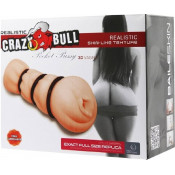 Мастурбатор реалистичный с кольцами "Crazy Bull Pocket Pussy"
