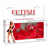 Наручники из металла и меха "Fetish Fantasy"