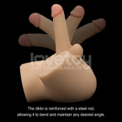 Полноразмерный мастурбатор вагина+анус+фаллос 3 в 1 с трусиками "Streetgirls #17"