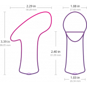 Универсальная мощная вибропуля, управляемая на расстоянии "Ambi by Lovense"