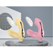 Вибростимулятор с дистанционным пультом и вакуумной стимуляцией клитора, а также с функцией подогрева "AFY-F23"