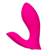 Сверхлегкий вибростимулятор для точки G и клитора, управляемый на расстоянии "Flexer by Lovense"