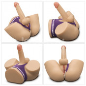 Полноразмерный мастурбатор вагина+анус+фаллос 3 в 1 с трусиками "Streetgirls #17"