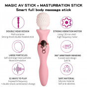Вибромассажер 2 в 1 "Magic Vibrator"