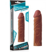 Реалистичная насадка на член телесного цвета "Lovetoy"