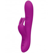 Силиконовый перезаряжаемый вибратор со стимуляцией клитора "Pretty Love Dylan"