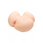 Реалистичная полноразмерная вагина + анус "Fuck me bare" 7,3 lbs