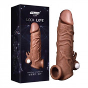Реалистичная насадка на член "Lock Love"