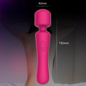 Перезаряжаемый вибростимулятор в виде микрофона "Pink Fantasy"