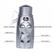 Реалистичная вагина мастурбатор с вибрацией и со звуками "SuperClimax"