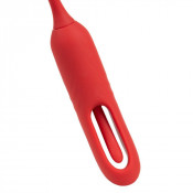 Крутой вибростимулятор в виде ротика язычком 2 в 1 "Romance Alyss"