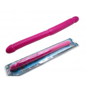 Рельефный двухсторонний фаллоимитатор